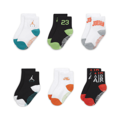 Jordan Baby (12-24M) Levels Ankle Gripper Socks (6 Pairs). Nike.com