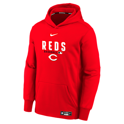 Cincinnati Reds Big Kids' Nike Therma-FIT Hood