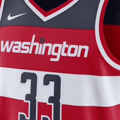 Jersey Nike Dri-FIT de la NBA Swingman para hombre Washington Wizards Icon Edition 2022/23