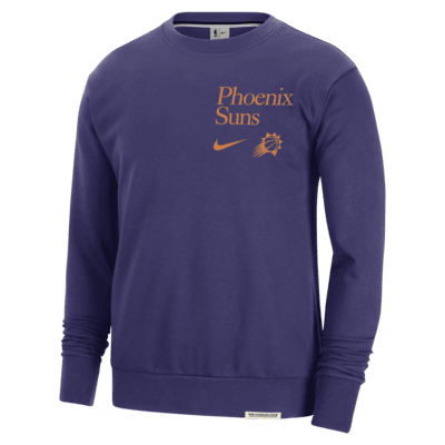 Phoenix Suns Standard Issue Nike Dri-FIT NBA-Sweatshirt mit Rundhalsausschnitt für Herren