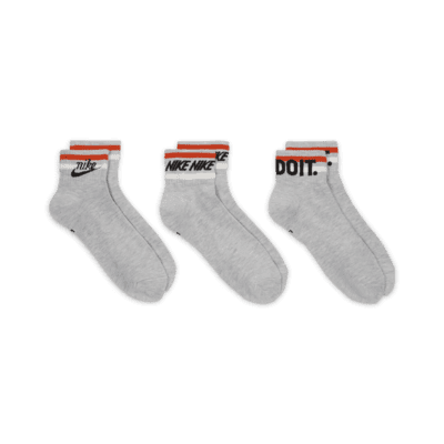 Nike Everyday Essential Calcetines hasta el tobillo (3 pares)