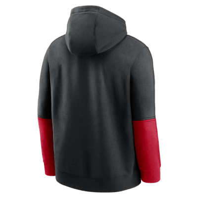 Ohio State Buckeyes Sideline Team Issue Club Men's Nike College Pullover Hoodie