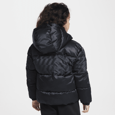 Nike Little Kids' Jacquard Hazard Stripe Puffer Jacket