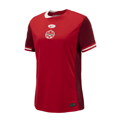 Canada 2024 Stadium Home Women's Nike Dri-FIT Soccer Replica Jersey