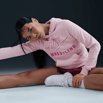 Sudadera con gorro sin cierre de lucha para mujer Nike