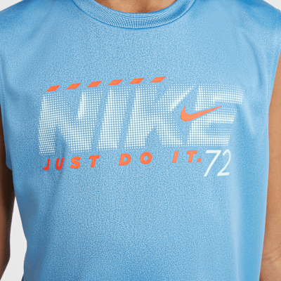 Conjunto de shorts de 2 piezas con estampado Rhythm para niños talla pequeña Nike Dri-FIT
