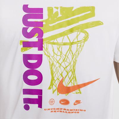 Nike Dri-FIT basket-T-skjorte til herre