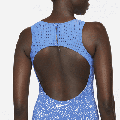 Nike Water Dots Women's Keyhole Back One Piece