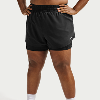 Nike Dri-FIT One Women's High-Waisted 3" 2-in-1 Shorts (Plus Size)