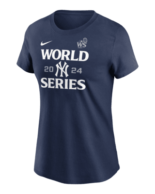 Женская футболка New York Yankees 2024 World Series Authentic Collection Nike MLB