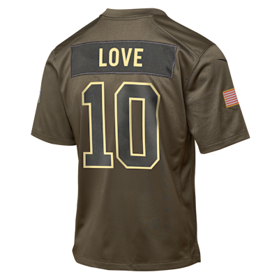 Jordan Love Green Bay Packers Salute to Service Big Kids’ Nike NFL Game Jersey