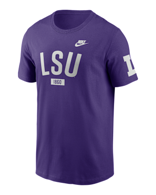 Мужская футболка LSU Legacy Arch 2-Hit Nike College
