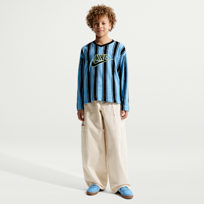 Nike Sportswear Collection Big Kids' Long-Sleeve Mesh Jersey