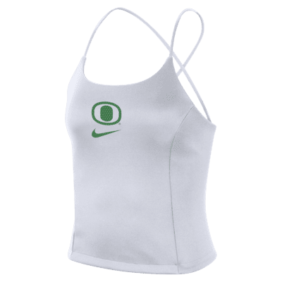 Camiseta de tirantes universitaria Nike para mujer Oregon Icon Clash