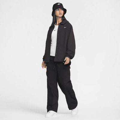 Nike Sportswear Essential Oversize-UV-Coaches-Jacke aus gewebtem Material (Damen)