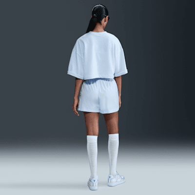 Nike Sportswear Phoenix Fleece Playera de manga corta de French Terry holgada cropped para mujer