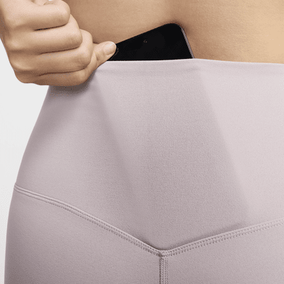 Shorts de ciclista de cintura alta de 20 cm con soporte suave para mujer Nike Zenvy