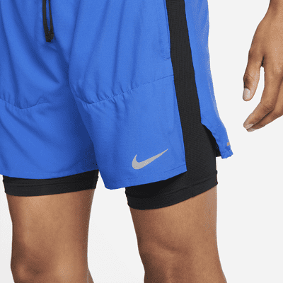 Short de running hybride Dri-FIT Nike Stride 13 cm pour homme