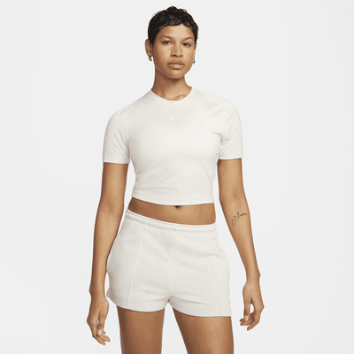 Playera slim cropped para mujer Nike Sportswear Essential