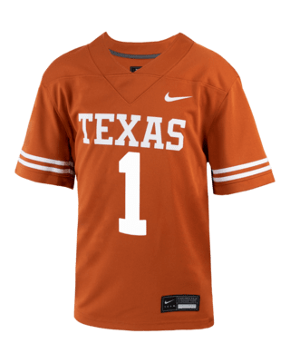 Подростковые джерси Texas Big Kids' Nike College Football Replica Jersey для футбола