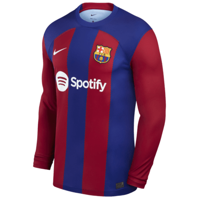 Ronald Araujo Barcelona 2023/24 Stadium Home Men's Nike Dri-FIT Soccer  Long-Sleeve Jersey