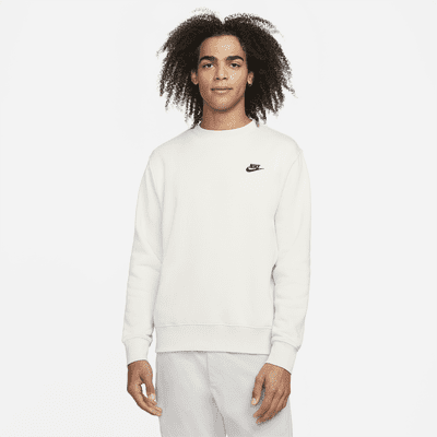 nike club crew sweatshirt beige