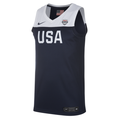 Męska koszulka do koszykówki USA Nike (wersja wyjazdowa)