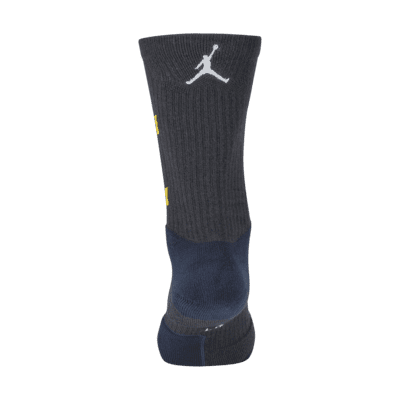 Nike College Elite (Michigan) Basketball Crew Socks