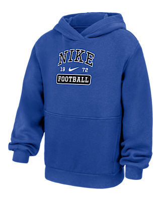 Детское худи Nike Club Fleece Big Kids' Football Pullover Hoodie для футбола