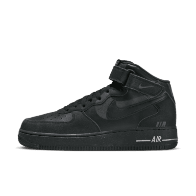 black nike air force 1 high top mens