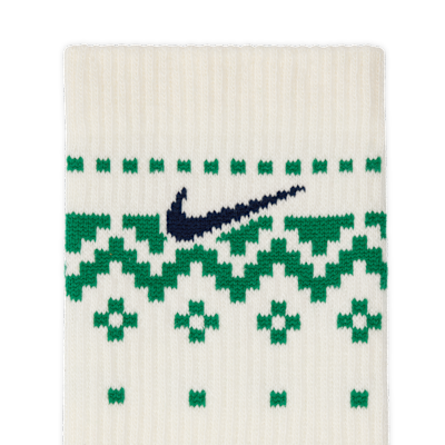 Nike Everyday Plus Cushioned Winter Wonderland Crew Socks (2 Pairs)