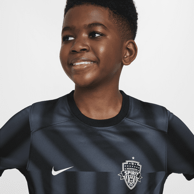 Jersey Nike Dri-FIT de la NWSL replica del Washington Spirit local 2024 Stadium para niños talla grande