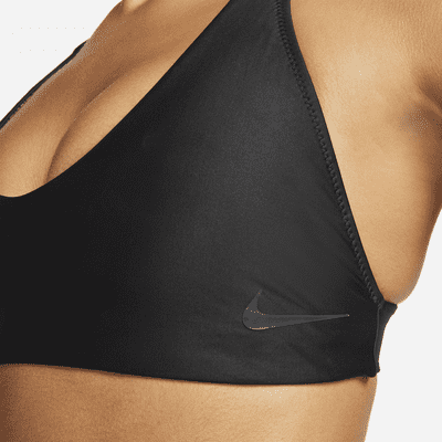 Top de bikini con espalda en Y Nike Hydralock Fusion para mujer