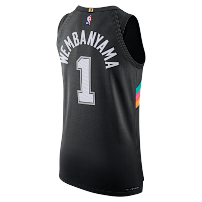 Jersey Nike Dri-FIT ADV de la NBA Authentic para hombre Victor Wembanyama San Antonio Spurs City Edition