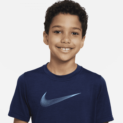 Nike Dri-FIT Kurzarm-Trainingsoberteil für ältere Kinder (Jungen)