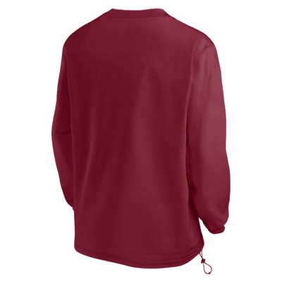 Rompevientos de manga larga universitario Nike para hombre Alabama Crimson Tide Sideline