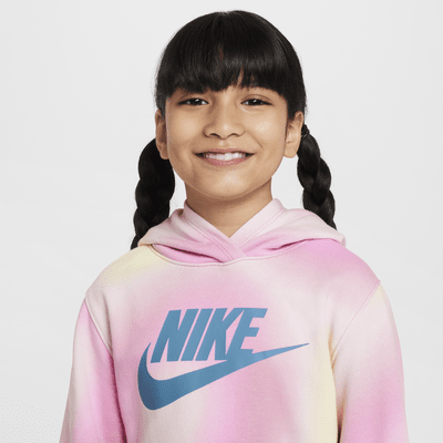 Conjunto de sudadera con gorro sin cierre y pants para niños talla pequeña Nike Solarized