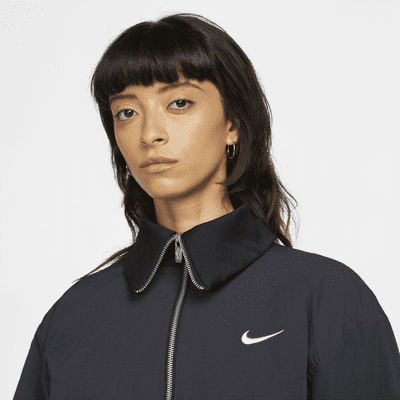Chamarra de tejido Fleece para mujer Nike Sportswear Icon Clash