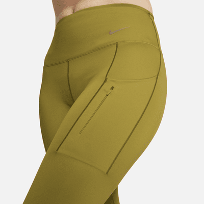 Nike Go Women's Firm-Support Mid-Rise 7/8 Leggings with Pockets