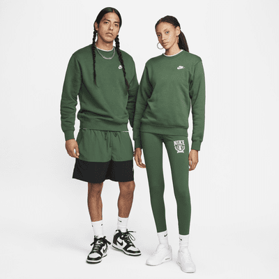 Fleecetröja med rund hals Nike Sportswear Club för män