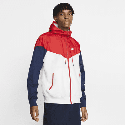 women's nike sportswear windrunner long hooded wind jacket