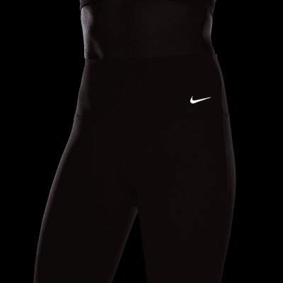 Damskie legginsy z wysokim stanem i rozszerzanymi nogawkami Nike Zenvy