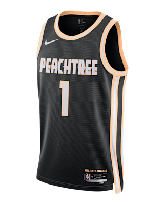 Мужские джерси Jalen Johnson Atlanta Hawks City Edition Nike NBA Swingman Jersey