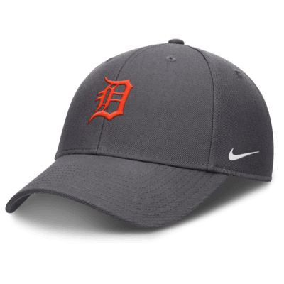 Gorra Nike Dri-FIT de la MLB ajustable para hombre Detroit Tigers Club