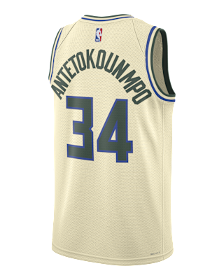 Giannis Antetokounmpo Milwaukee Bucks City Edition