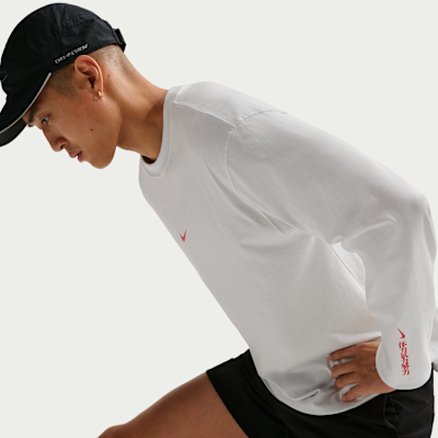ナイキ⁠メンズ ロングスリーブ ランニング Tシャツ