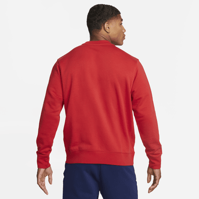 Atlético Madrid Men's French Terry Graphic Sweatshirt. Nike AU