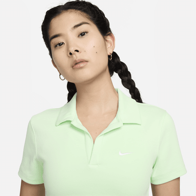 เสื้อโปโลแขนสั้นผู้หญิง Nike Sportswear Essential