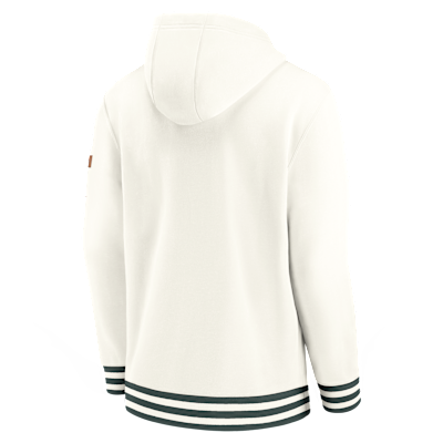Sudadera con gorro sin cierre universitaria Nike para hombre Michigan State Legacy Retro