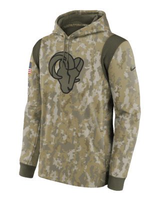 Nike Dri-FIT Salute to Service Logo (NFL Los Angeles Rams) Women's Pullover  Hoodie